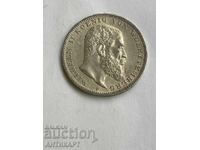 Silver coin row 3 marks 1912 Germany Württemberg
