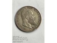 Germany Silver Coin 5 Marks 1907 Württemberg Silver
