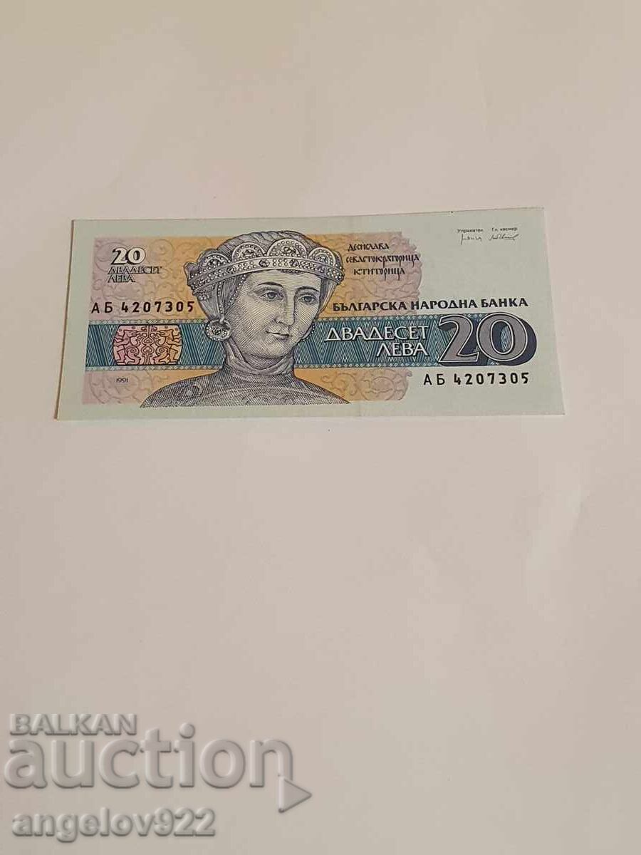 20 BGN 1991