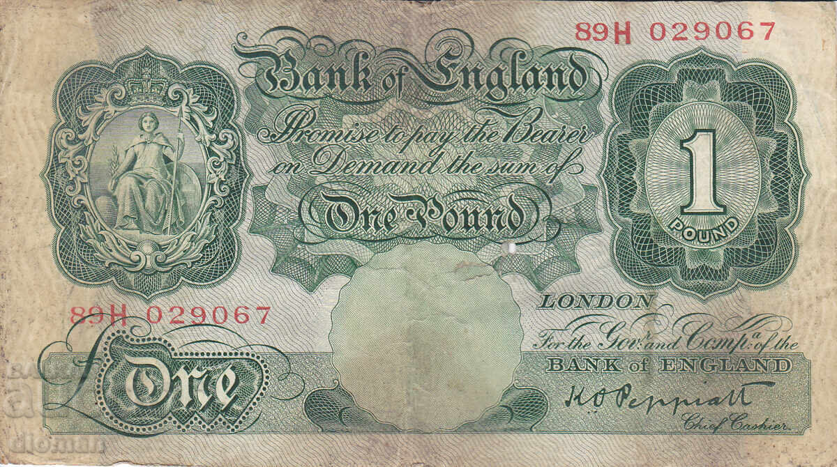 Dioman - GREAT BRITAIN / ENGLAND / - 1 POUND - 1948