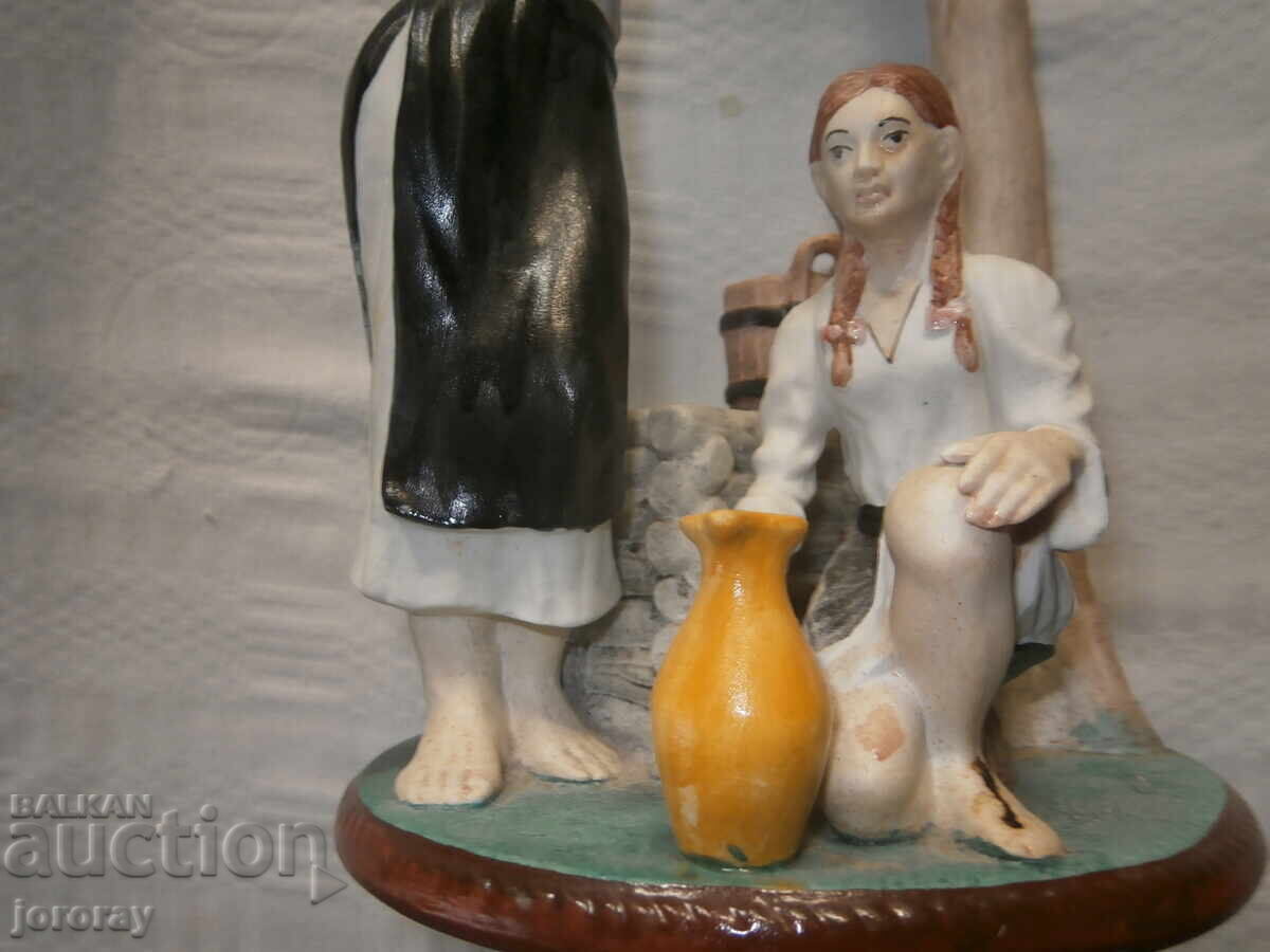 Auction Porcelain figure 28x15cm. mark Auction Porcelain figure 28x15cm. mark