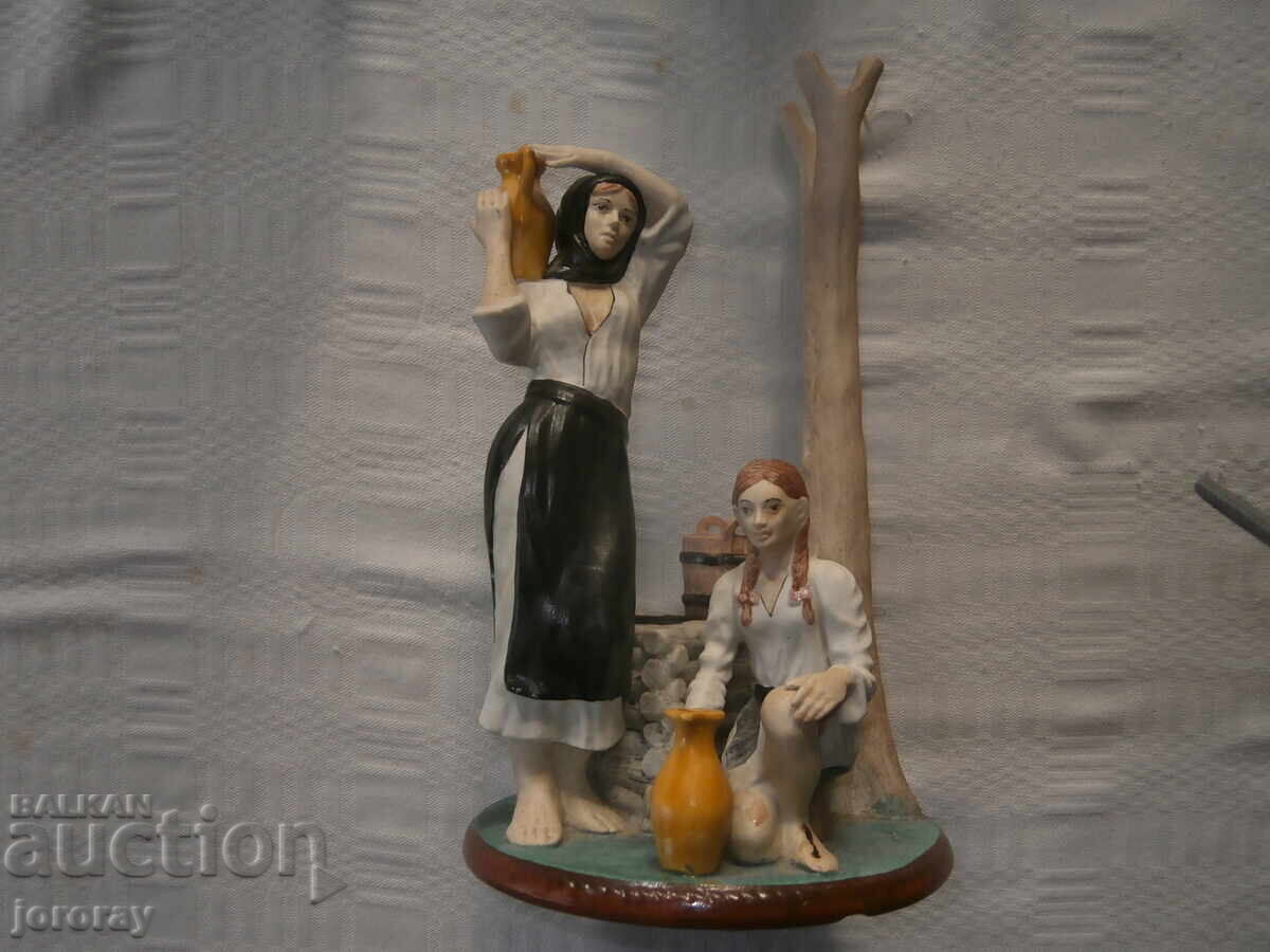 Porcelain figure 28x15cm. mark Porcelain figure 28x15cm. mark