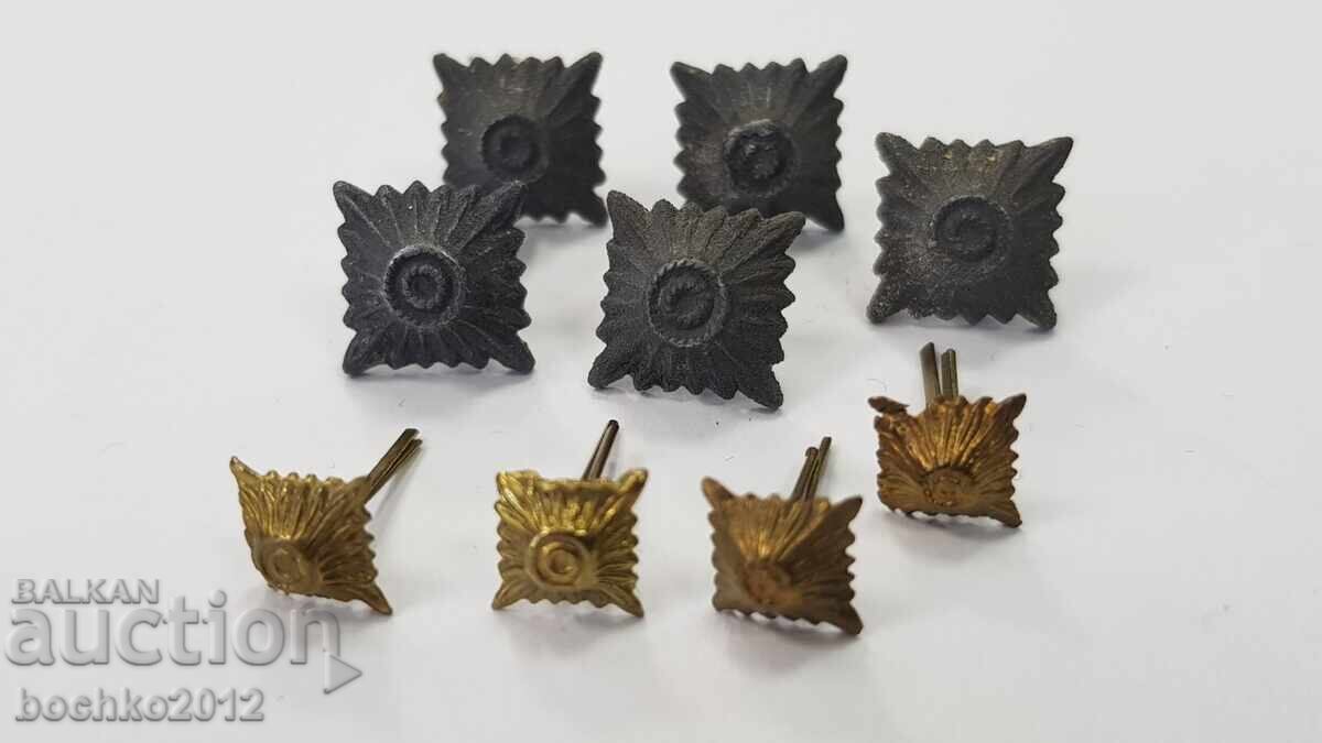 Bulgarian royal rhombuses for shoulder boards, shoulder board Bulgarian royal rhombuses for shoulder boards, shoulder board