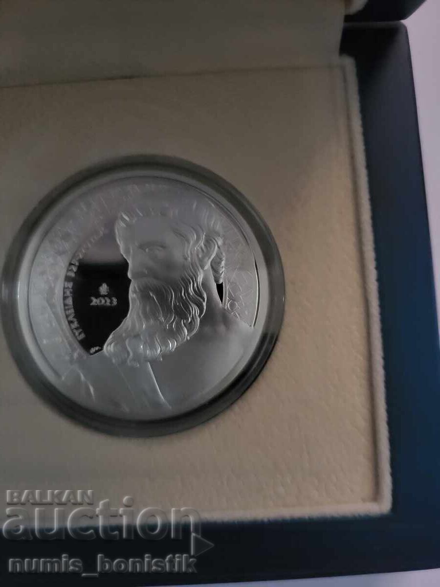 Auction  Silver 10 Euro "Mathematicians. Euclid" 2023 Republic of Greece