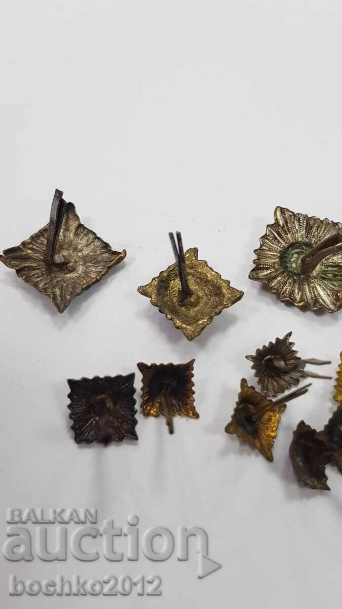 Bulgarian royal rhombuses for shoulder boards, shoulder board - 6 Bulgarian royal rhombuses for shoulder boards, shoulder board - 6