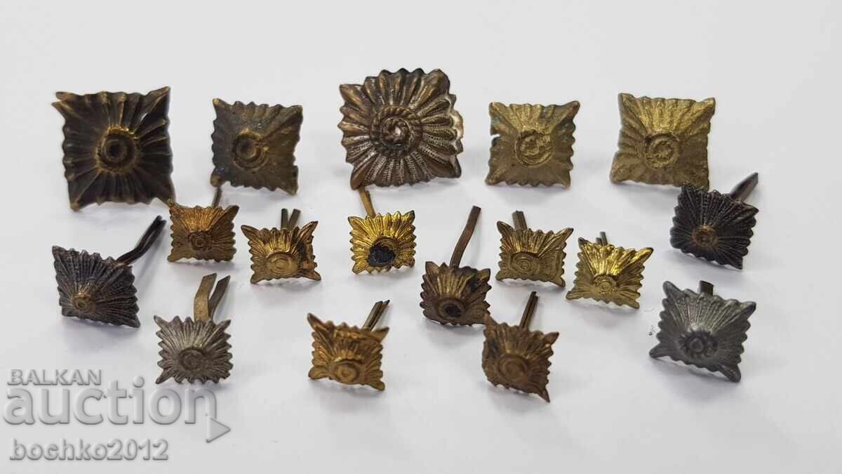 Bulgarian royal rhombuses for shoulder boards, shoulder board - 7 Bulgarian royal rhombuses for shoulder boards, shoulder board - 7