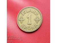 Исландия-1 крона 1940