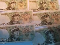 50 Zloty 1975, 10 pieces - 0.01