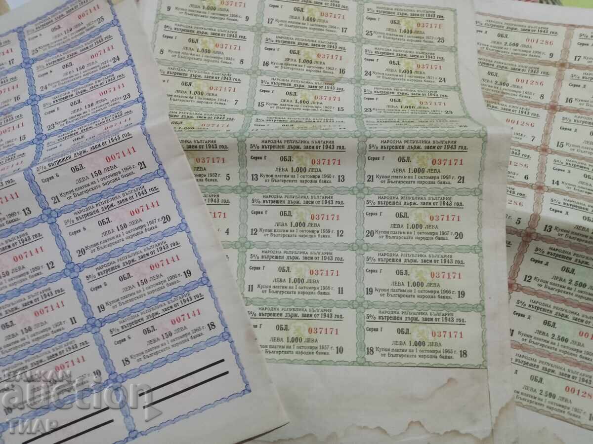 Livrarea Obligațiuni vechi 3 buc - 0.01st Livrarea Obligațiuni vechi 3 buc - 0.01st