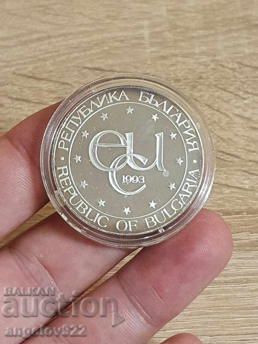Delivery of Silver coin 500 leva 1993 with certificate Delivery of Silver coin 500 leva 1993 with certificate