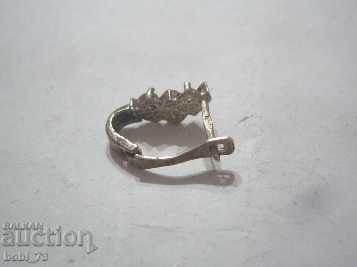 A silver earring. with price 8.00 BGN | € 4.09