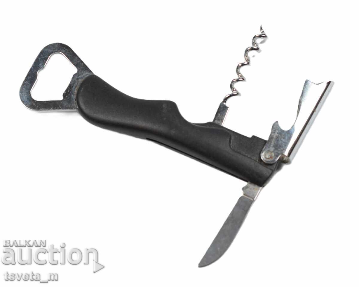 Delivery of Corkscrew with two bottle openers and a small knife