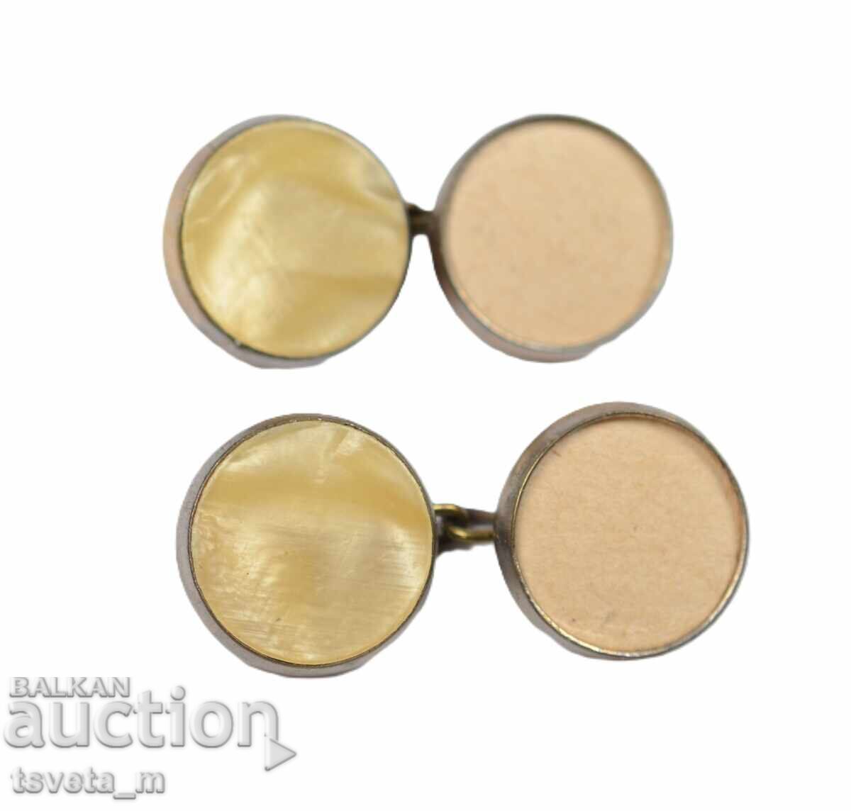 Κουμπιά μανικετών περλέ