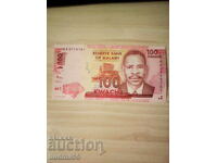 Μαλάουι - 100 κβάτσα, 2012 UNC