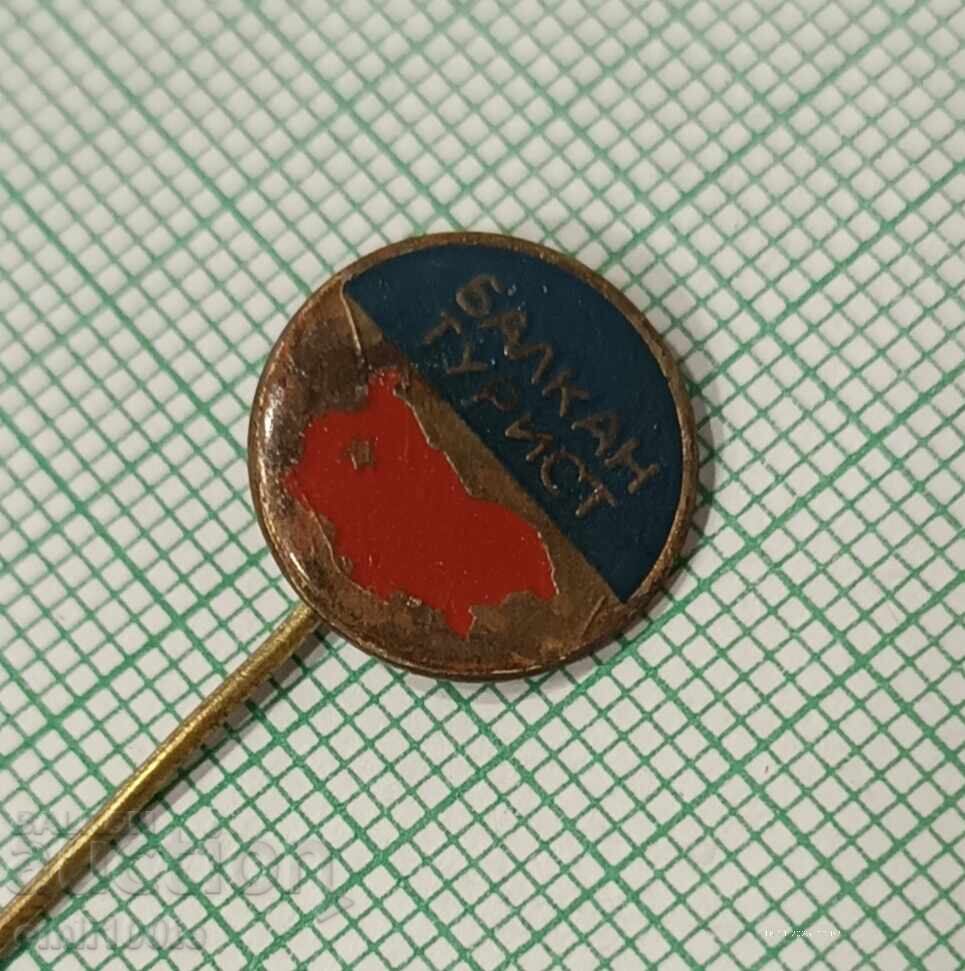 Badge - Balkan tourist with price 1.00 BGN | € 0.51 Badge - Balkan tourist with price 1.00 BGN | € 0.51