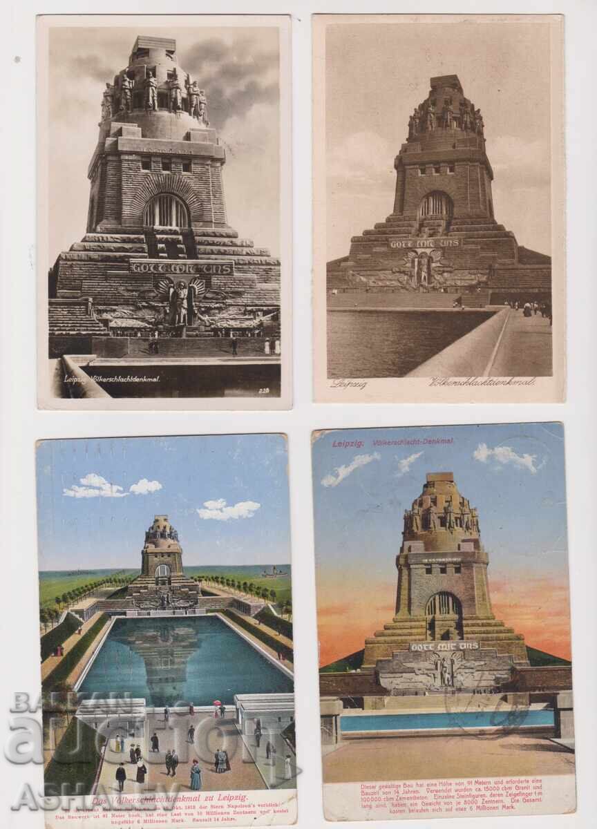 Γερμανία – Λειψία 1921 4 τμχ.-ταχυδρομημένα