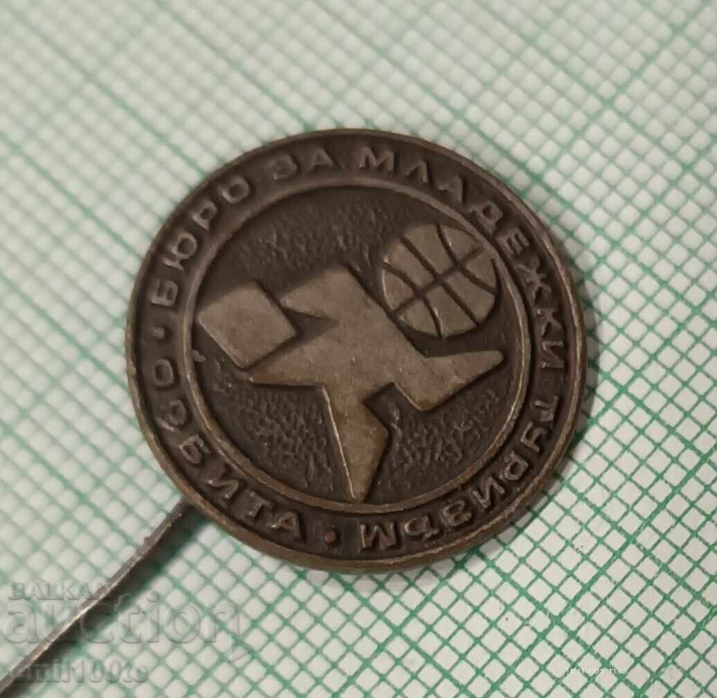 Badge - BMT Bureau for Youth Tourism Orbita with price 2.00 BGN | € 1.02 Badge - BMT Bureau for Youth Tourism Orbita with price 2.00 BGN | € 1.02