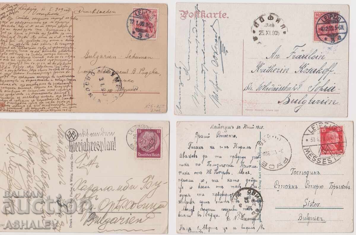 Germany - Leipzig 1905 4 pcs. - Postcards with price € 8.50 | 16.62 BGN