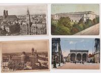 Germania – München 1913/33 4 buc.-circulate