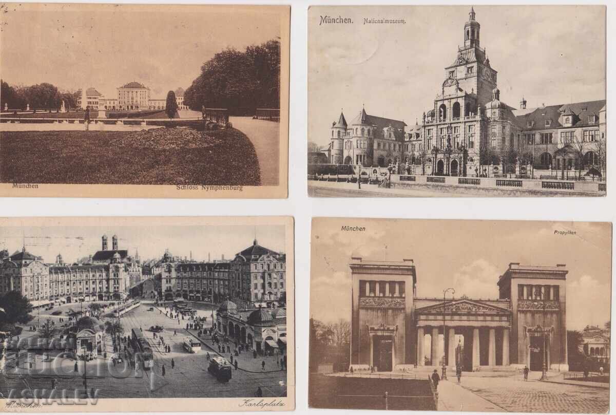 Германия – Мюнхен 1908/30   4 бр.-пътували