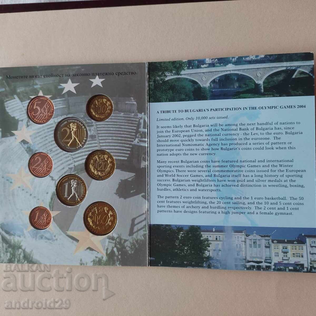 Trial Euro set Bulgaria 2004/ Coin/ UNC/ BZC - 5 Trial Euro set Bulgaria 2004/ Coin/ UNC/ BZC - 5