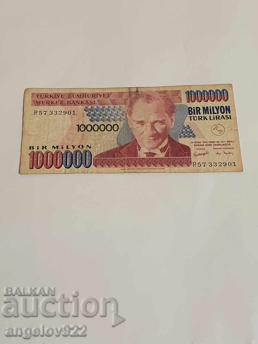 1,000,000 Lira 1995 1,000,000 Lira 1995