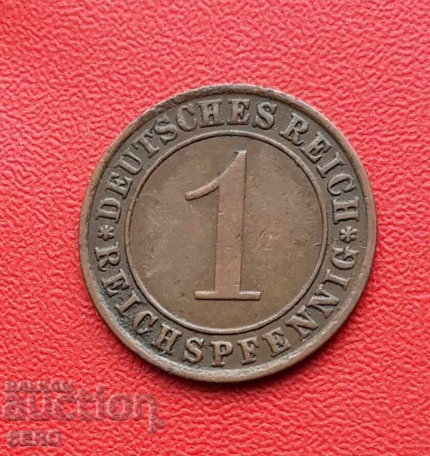Germania-1 pfennig 1930 A-Berlin