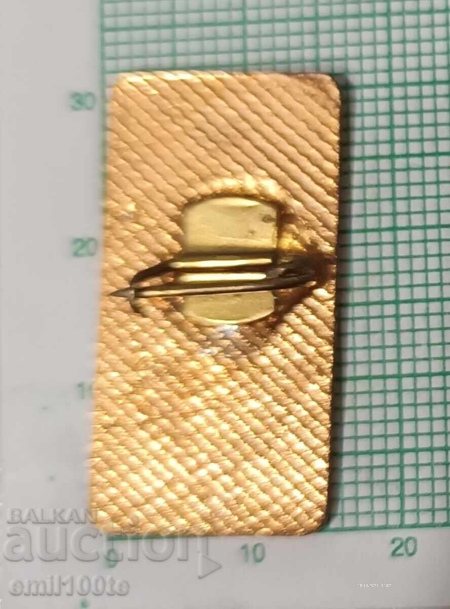 Badge - Second Congress of Bulgarian Culture 1972 - 5