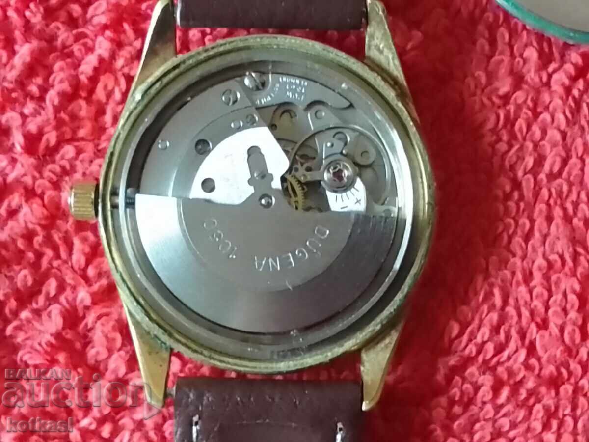 Delivery of Vintage Men's Gold-Plated Automatic DUGENA-MATIC Wristwatch
