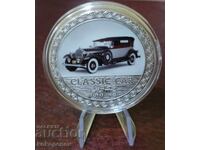 Retro car plates 3 pcs