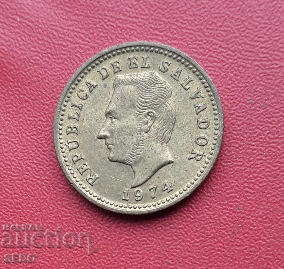 Salvador - 3 centavos 1974 - Foarte bine conservată cu preț 0.91 BGN | € 0.47 Salvador - 3 centavos 1974 - Foarte bine conservată cu preț 0.91 BGN | € 0.47