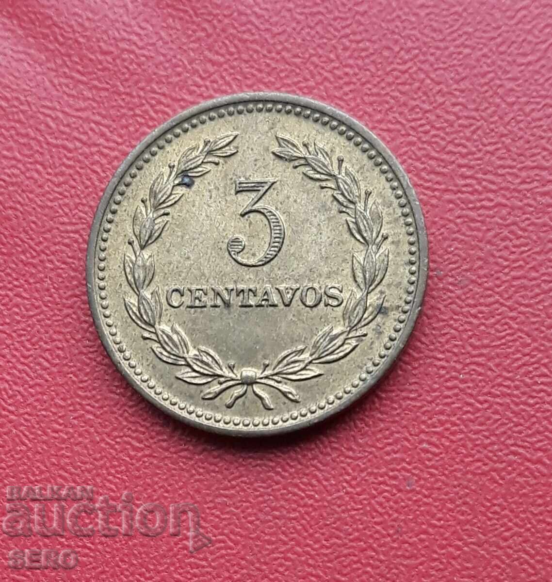 Salvador - 3 centavos 1974 - Foarte bine conservată Salvador - 3 centavos 1974 - Foarte bine conservată