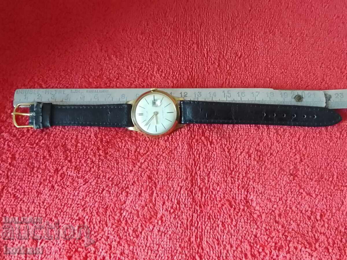 Vintage Hand-Wound Men's Mechanical Gold-Plated Watch Kienzle German - 5 Vintage Hand-Wound Men's Mechanical Gold-Plated Watch Kienzle German - 5