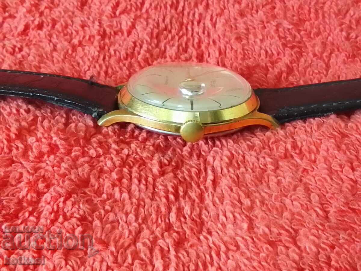 Vintage Hand-Wound Men's Mechanical Gold-Plated Watch Kienzle German - 7 Vintage Hand-Wound Men's Mechanical Gold-Plated Watch Kienzle German - 7