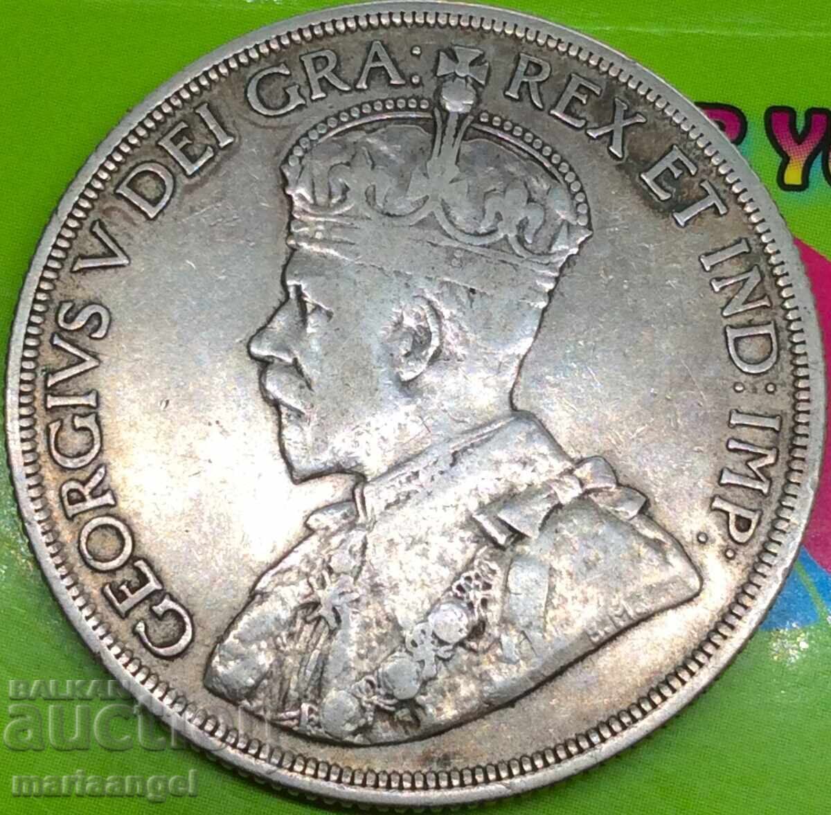 Livrarea Canada 1 dolar 1936 George V 23,24 g argint