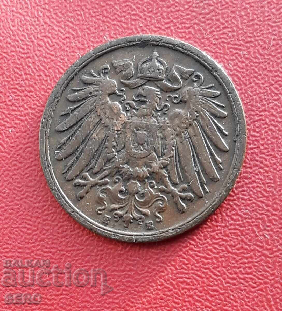 Германия-2 пфенига 1904 Е-Мулденхютен с цена 8.00 лв. | € 4.09