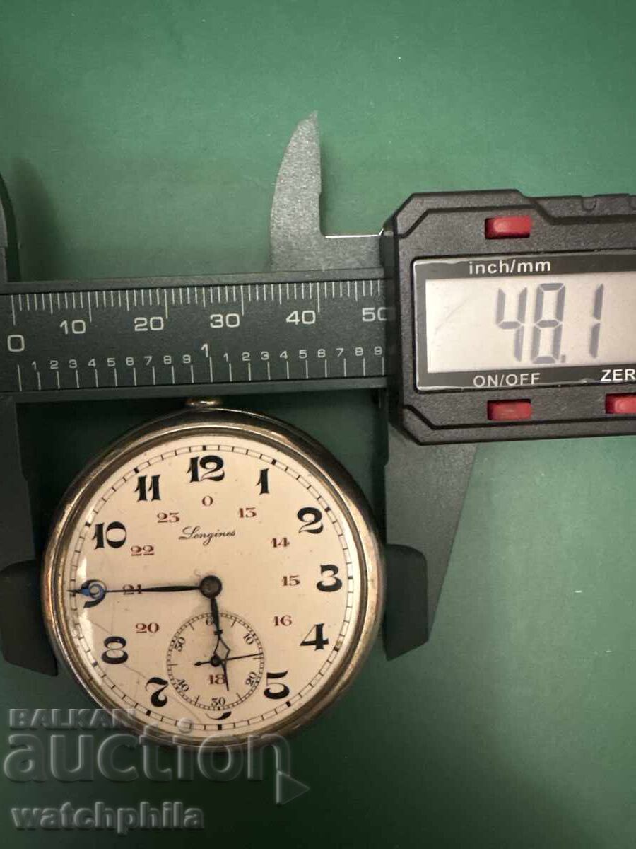 Παράδοση Longines τσέπης ρολόι. Cal. 18.69N Σπάνιο, δεν λειτουργεί Παράδοση Longines τσέπης ρολόι. Cal. 18.69N Σπάνιο, δεν λειτουργεί