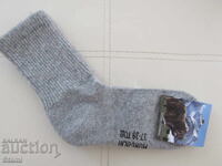 Μηχανικά πλεκτές μάλλινες κάλτσες από μαλλί γιακ, μέγεθος 37-39