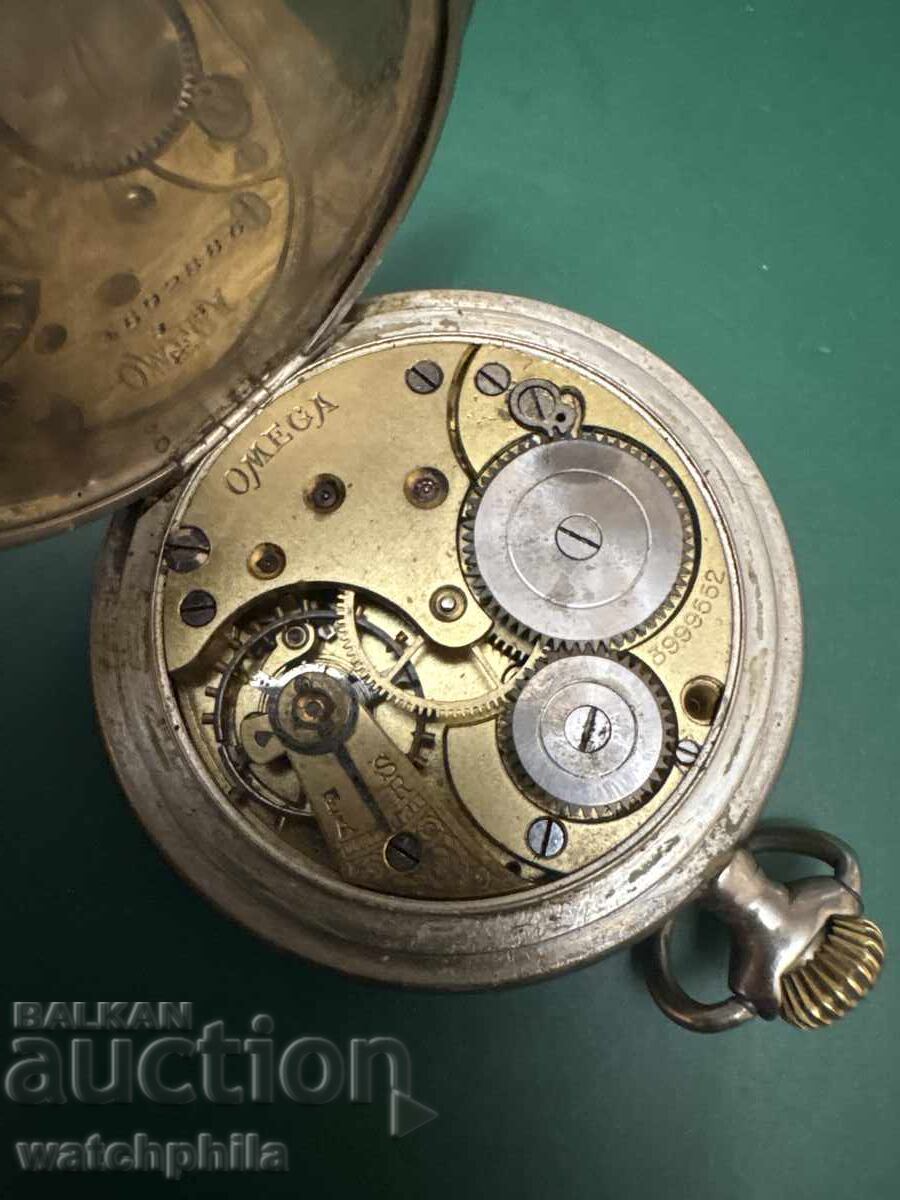 Delivery of Omega Pocket Watch Rare. Excellent Dial and Case