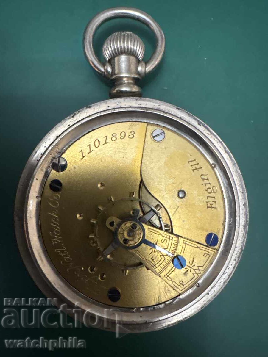Delivery of Elgin pocket watch, excellent condition. Working