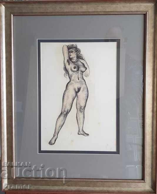Stoyan Venev (1904-1989) Etude I Model Nude Body from the 1940s Stoyan Venev (1904-1989) Etude I Model Nude Body from the 1940s