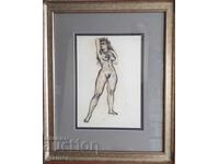 Stoyan Venev (1904-1989) Ețud I Model corp gol din anii 1940