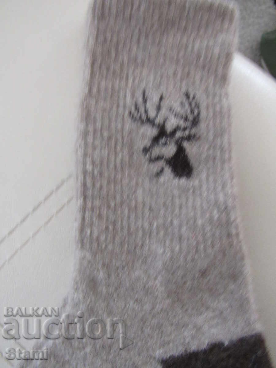 Παράδοση Μηχανικά πλεκτές κάλτσες από οργανικό 100% μαλλί μέγεθος 40-42