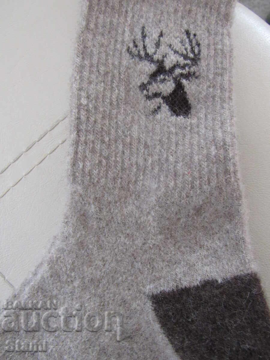 Машинно плетени чорапи от органична 100 % вълна размер 40-42 - 5