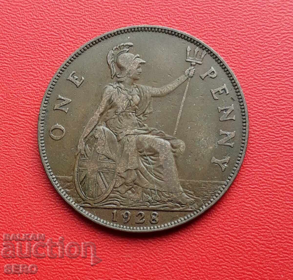 Великобритания-1 пени 1928