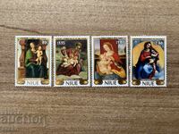 Niue - Crăciun - Picturi de artiști italieni (1986) MNH