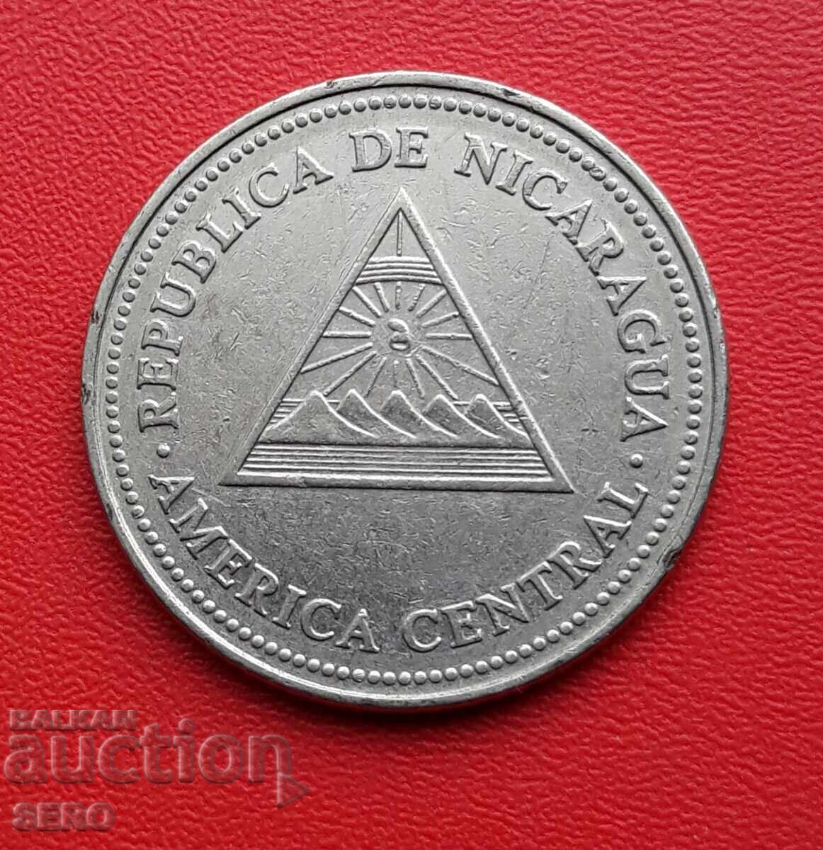 Nicaragua - 5 Cordobas 1997 with price 0.91 BGN | € 0.47