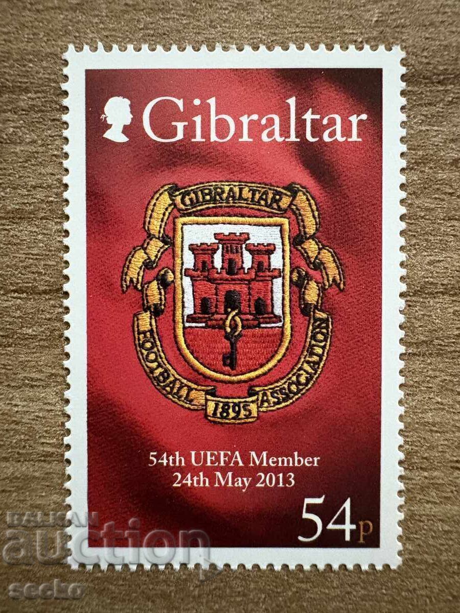 Gibraltar - Gibraltar - al 54-lea membru UEFA (2013) MNH