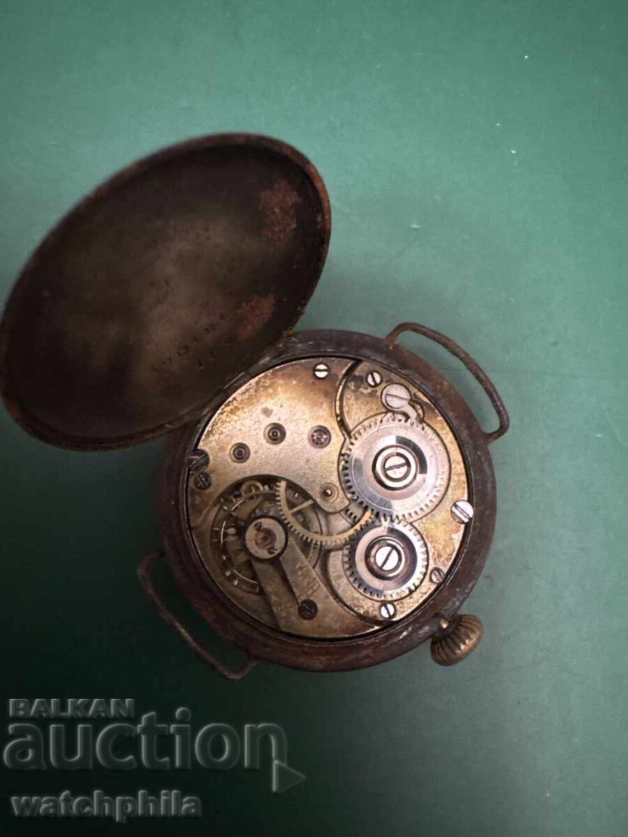 Auction  Omega Trench Wristwatch. Working, Rare