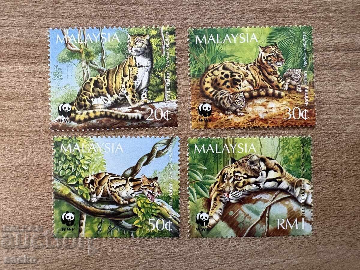 Malaezia - Animale pe cale de dispariție - Leopardul fumuriu (1995) MNH Malaezia - Animale pe cale de dispariție - Leopardul fumuriu (1995) MNH